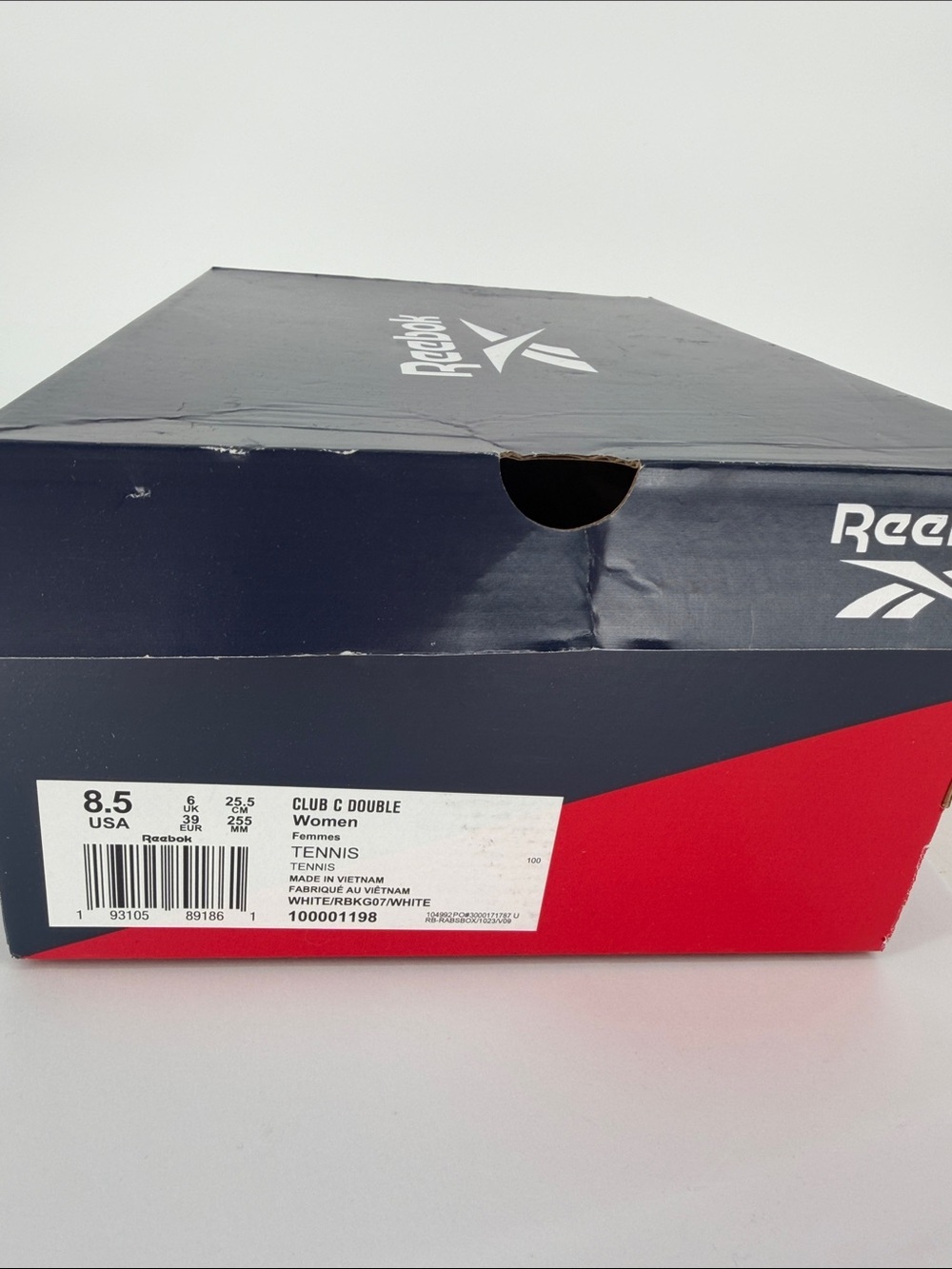 Reebok White Club C Double Women’s size 8.5 - Picture 7 of 7